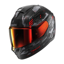 SHARK RIDILL 2 MOLOKAI MATT BLACK/ANTHRACITE/RED HELMET