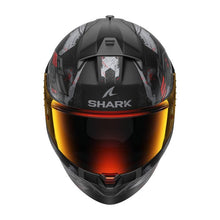 SHARK RIDILL 2 MOLOKAI MATT BLACK/ANTHRACITE/RED HELMET