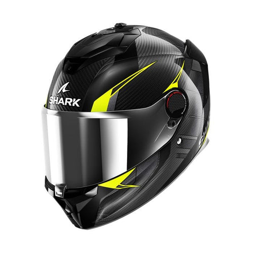 SHARK SPARTAN GT PRO CARBON KULTRAM BLACK/YELLOW HELMET