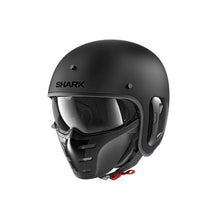 SHARK S-DRAK 2 BLANK MATTE BLACK HELMET