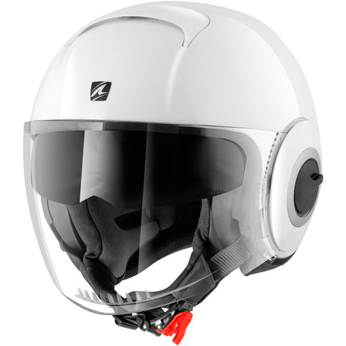 SHARK NANO OPEN FACE HELMET WITH INTERNAL VISOR - WHITE