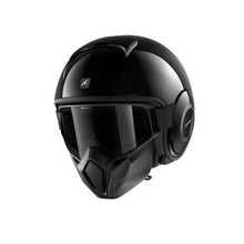 SHARK STREET DRAK GLOSS BLACK HELMET - STREETFIGHTER STYLE
