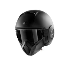SHARK STREET DRAK MATT BLACK HELMET - STREETFIGHTER STYLE