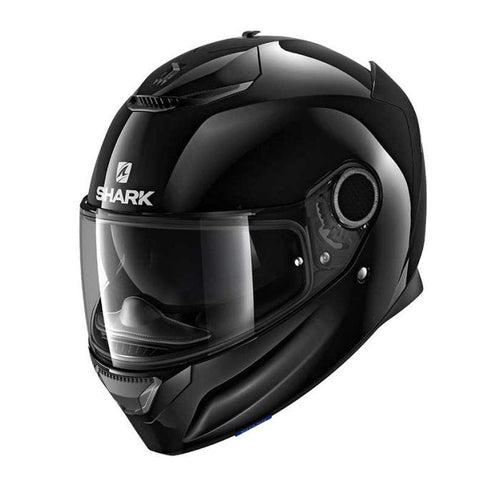 SHARK SPARTAN BLANK BLACK HELMET