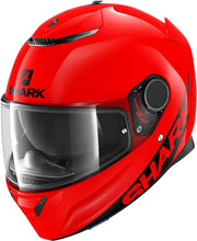 SHARK SPARTAN BLANK RED HELMET