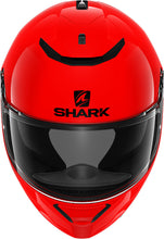 SHARK SPARTAN BLANK RED HELMET