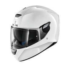 SHARK D-SKWAL BLANK WHITE HELMET (Size: SMALL) Last One