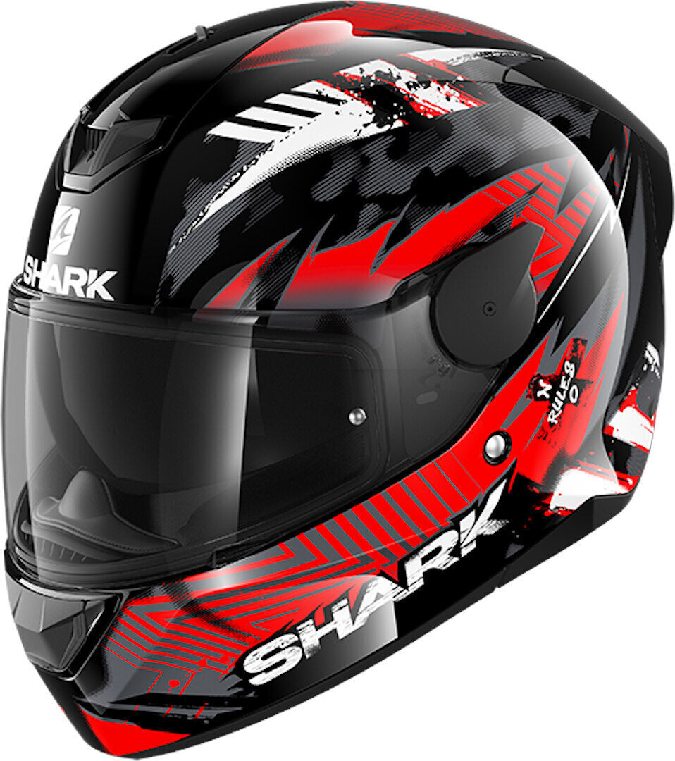 SHARK D SKWAL 2 PENXA BLACK/RED/ANTHRACITE HELMET (EXTRA SMALL)