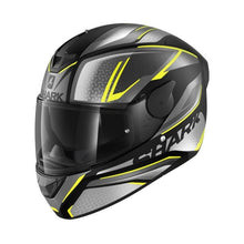 SHARK D-SKWAL 2 DAVEN BLACK/ANTHRACITE/YELLOW HELMET