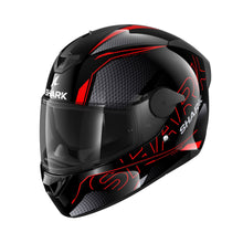 SHARK D-SKWAL 2 CADIUM BLACK/RED/BLACK HELMET