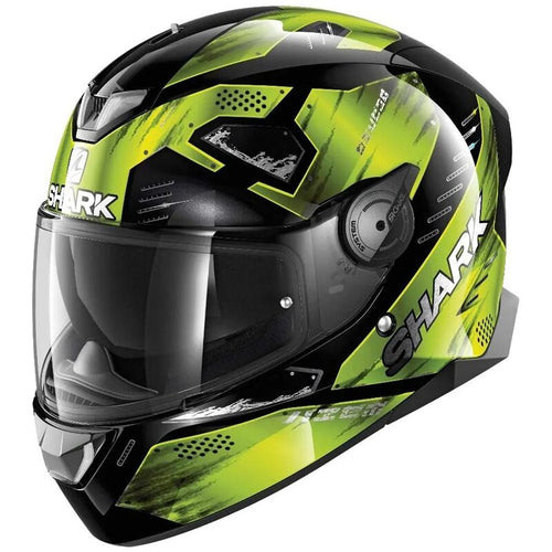 SHARK SKWAL 2 VENGER BLACK/YELLOW HELMET - EXTRA SMALL