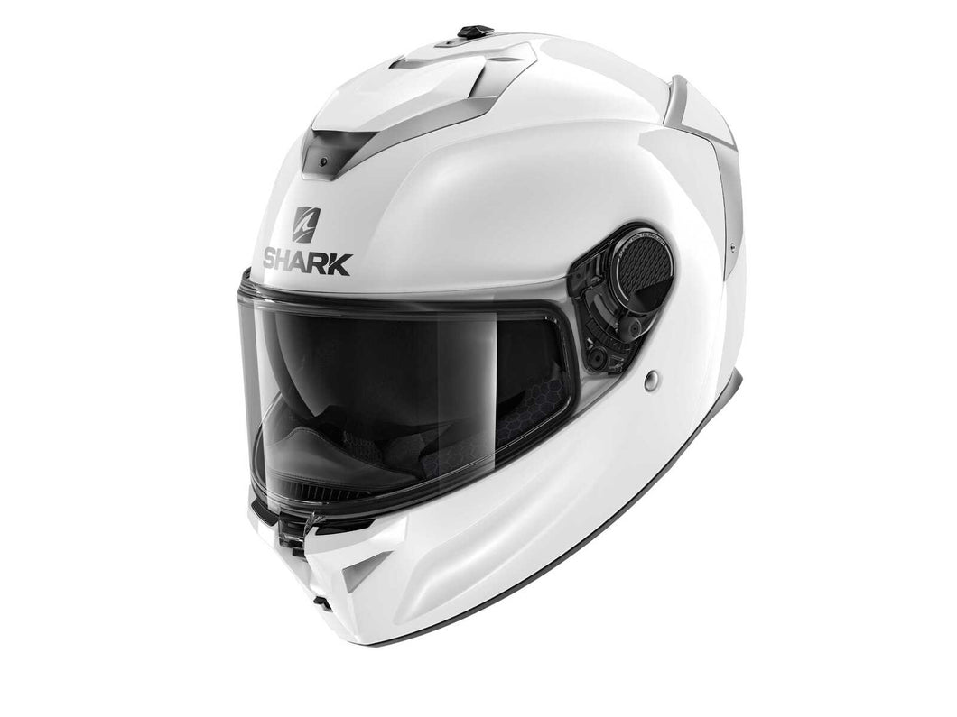 SHARK SPARTAN GT BLANK HELMET WHITE (Size: XS) Last one  - off the shelf