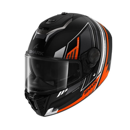 SHARK SPARTAN RS BYHRON MATTE BLACK/ORANGE/CHROME HELMET