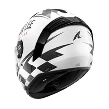SHARK SPARTAN RS RACESHOP WHITE HELMET (Size: LARGE)