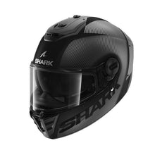 SHARK SPARTAN RS CARBON SKIN BLANK MATTE BLACK HELMET