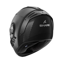 SHARK SPARTAN RS CARBON SKIN BLANK MATTE BLACK HELMET