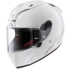 SHARK RACE R PRO BLANK WHITE HELMET