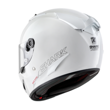 SHARK RACE R PRO BLANK WHITE HELMET