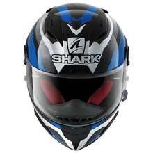 SHARK RACE R PRO ASPY BLACK/BLUE/YELLOW HELMET (Size: SMALL)