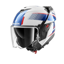 SHARK OXO SIKTER WHITE/CHROME/BLUE HELMET