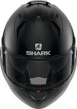 SHARK EVO ES BLANK MATTE BLACK FLIP UP MODULAR HELMET - KING SIZE (XXL)