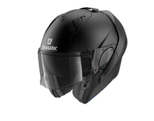 SHARK EVO ES MATT BLACK FLIP UP MODULAR HELMET
