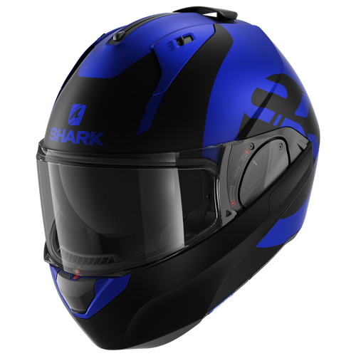 SHARK EVO ES KEDJE MATTE BLUE/BLACK FLIP UP MODULAR HELMET