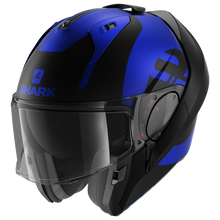 SHARK EVO ES KEDJE MATTE BLUE/BLACK FLIP UP MODULAR HELMET