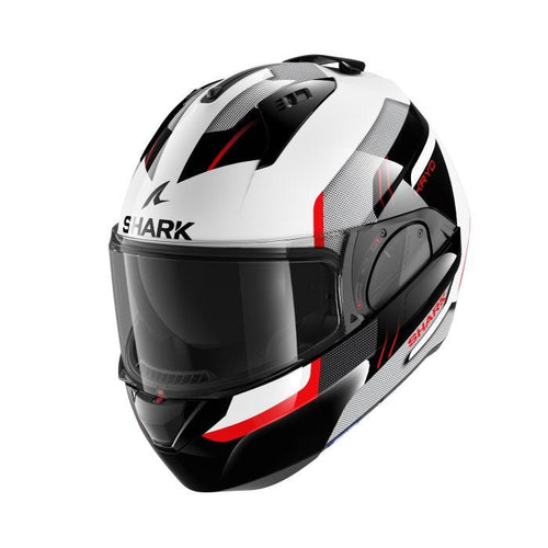 SHARK EVO-ES KRYD WHITE/BLACK/RED HELMET