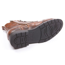 HELSTONS TRAVEL LEATHER MOTORCYCLE BOOTS - ANILINE TAN