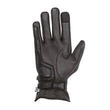 HELSTONS EAGLE SUMMER LEATHER MOTORCYCLE GLOVE - BLACK