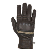 HELSTONS MORA SUMMER LEATHER MOTORCYCLE GLOVE - BROWN/BLACK/BEIGE