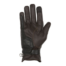 HELSTONS MORA SUMMER LEATHER MOTORCYCLE GLOVE - BROWN/BLACK/BEIGE