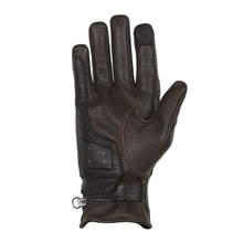 HELSTONS MORA SUMMER LEATHER MOTORCYCLE GLOVE - BROWN/BLACK/BEIGE