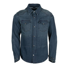 HELSTONS VINCE ARMALITH RIDER SHIRT - BLUE