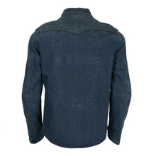 HELSTONS VINCE ARMALITH RIDER SHIRT - BLUE