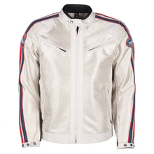 HELSTONS PACE AIR MESH TEXTILE JACKET - SILVER