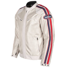 HELSTONS PACE AIR MESH TEXTILE JACKET - SILVER