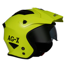 RXT AG-X SOLID GLOSS FLURO YELLOW HELMET