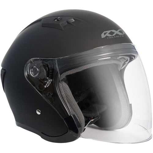 RXT A261 KRUZE MATT BLACK HELMET (SIZE: MEDIUM)