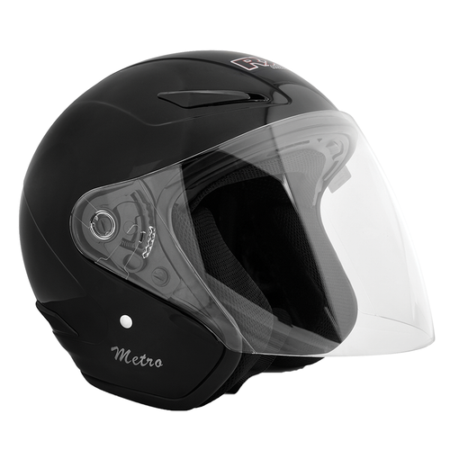 RXT A218 METRO GLOSS BLACK HELMET