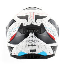 RXT 918 FLIP-UP FUSION GLOSS WHITE/BLACK/RED HELMET