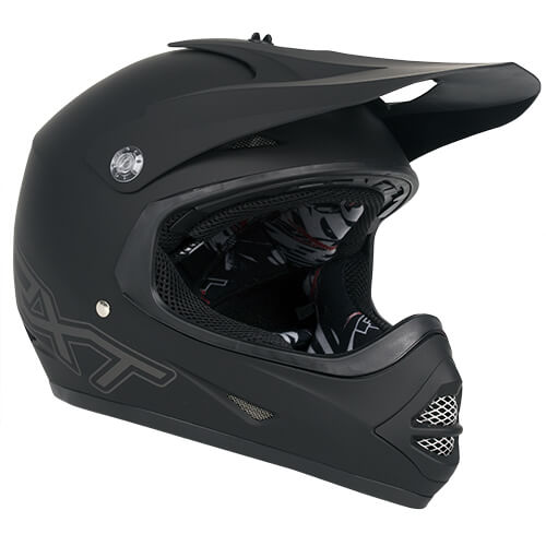 RXT RACER 4 MATTE BLACK KIDS HELMET