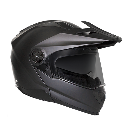 RXT 909P SAFARI MATTE BLACK MODULAR-ADVENTURE HELMET