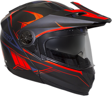 RXT 909P SAFARI MATTE BLACK/NEON ORANGE MODULAR-ADVENTURE HELMET