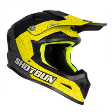 RXT SG-1 ULTRA+ SHOTGUN PRISM MATTE BLACK/GREY/YELLOW HELMET