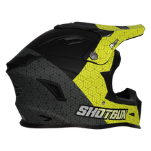 RXT SG-1 ULTRA+ SHOTGUN PRISM MATTE BLACK/GREY/YELLOW HELMET