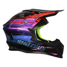 RXT SG-1 ULTRA+ SHOTGUN BLUR GLOSS BLACK/PINK HELMET