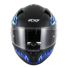 RXT 825 STREET 2 REVENGE MATTE BLACK/BLUE HELMET