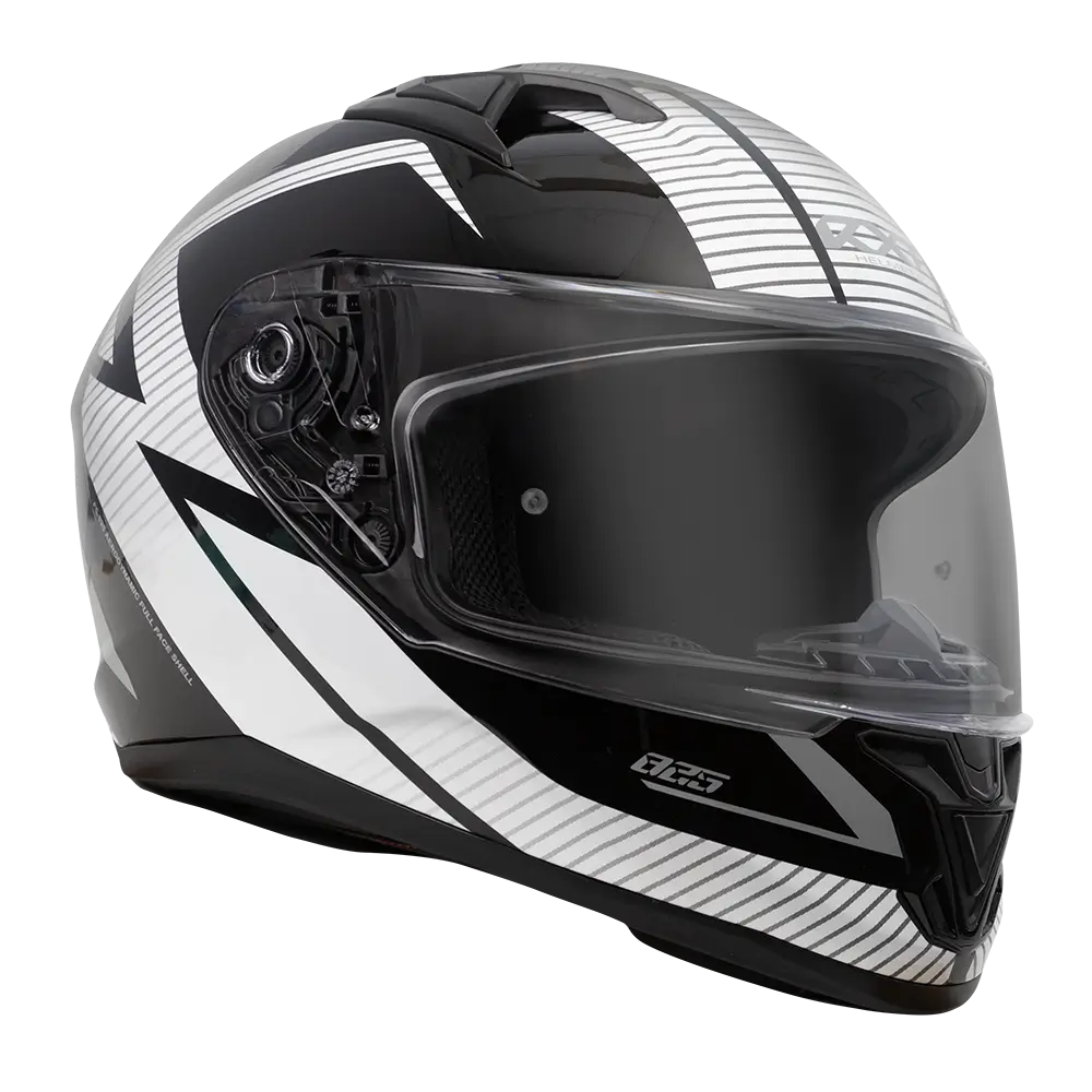 RXT 825 STREET 2 SUZUKA GLOSS BLACK/WHITE/GREY HELMET